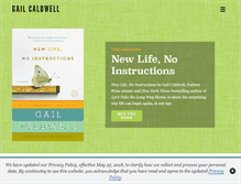 Tablet Screenshot of gailcaldwell.com